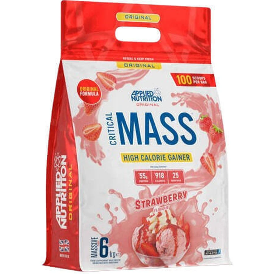 Applied Nutrition Critical Mass Original с клубничным вкусом 6 кг: цены и характеристики