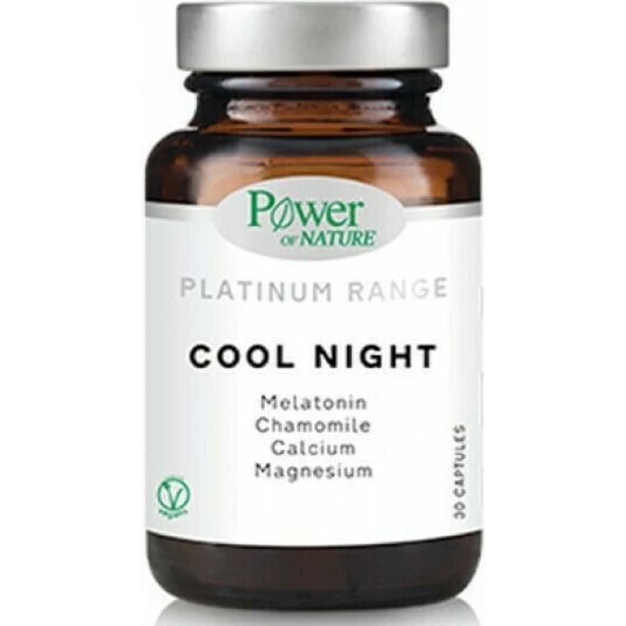 Добавка для прохолодного нічного сну Power Of Nature Platinum Range 30 капс.: ціни та характеристики