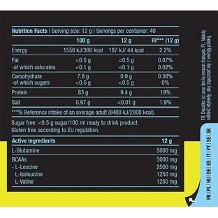 Biotech USA BCAA & Glutamine Zero 480gr Lemon