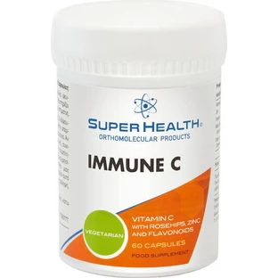 Полівітамінний комплекс Super Health Immune C 1000 для зміцнення енергії та імунітету 500 мг 60 х 1 капсули