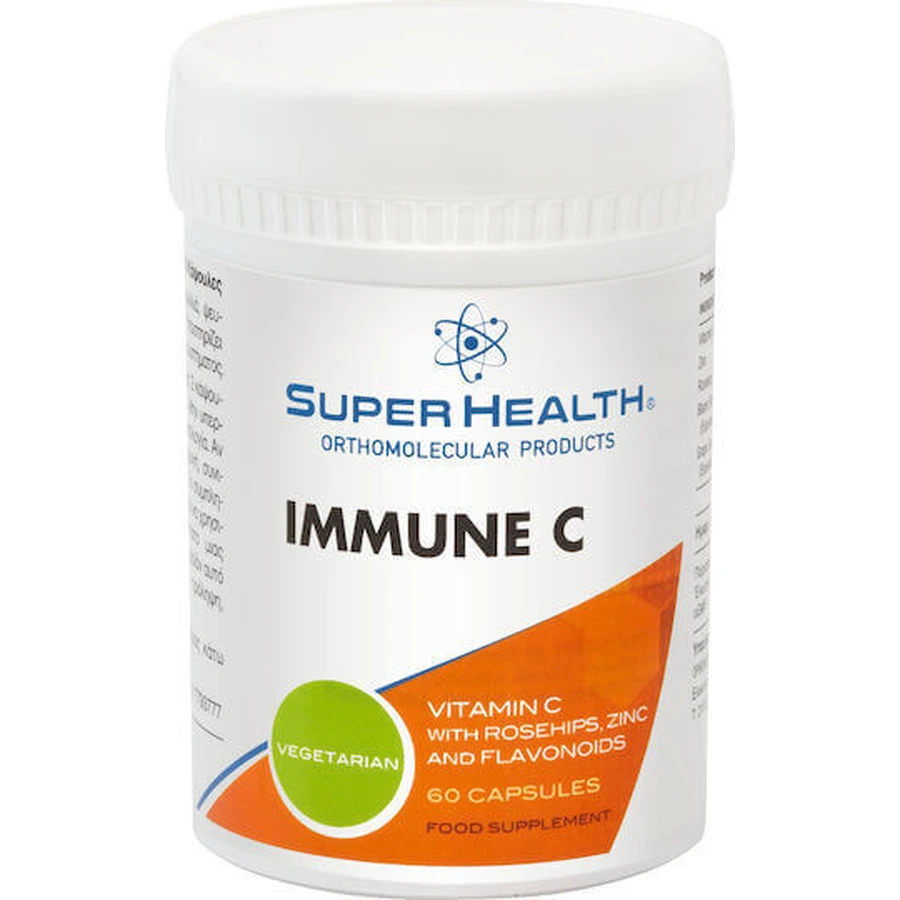 Полівітамінний комплекс Super Health Immune C 1000 для зміцнення енергії та імунітету 500 мг 60 х 1 капсули: ціни та характеристики