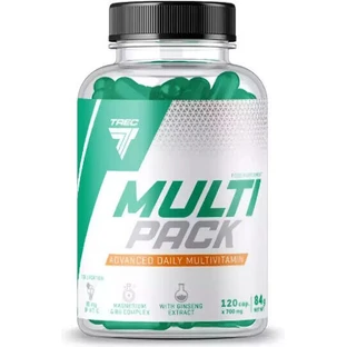 Trec Multi Pack Мультивитамины для энергии, иммунной системы и укрепления волос 120 капс