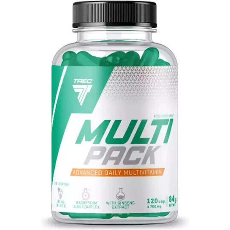Trec Multi Pack Мультивитамины для энергии, иммунной системы и укрепления волос 120 капс: цены и характеристики