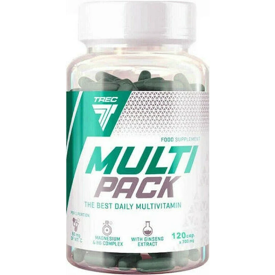 Trec Multi Pack Мультивитамины для энергии, иммунной системы и укрепления волос 120 капс: цены и характеристики
