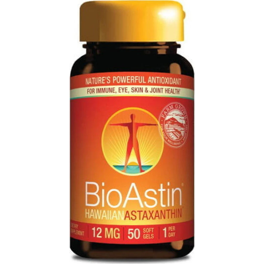 Nutrex Hawaii BioAstin Гавайский астаксантин 12 мг 50 мягких таблеток: цены и характеристики