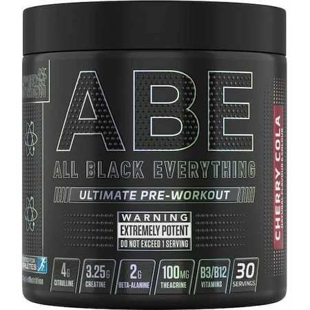 Applied Nutrition ABE - All Black Everything Pre Workout Supplement 315gr Blue Raspberry: ціни та характеристики