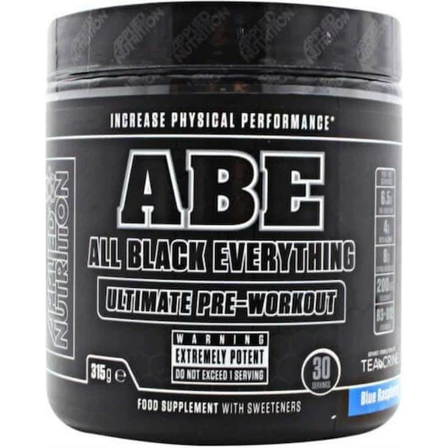 Applied Nutrition ABE - All Black Everything Pre Workout Supplement 315gr Blue Raspberry: ціни та характеристики