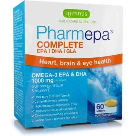 iGennus Pharmepa Complete Fish Oil 1000mg 60 caps 60 softgels: цены и характеристики