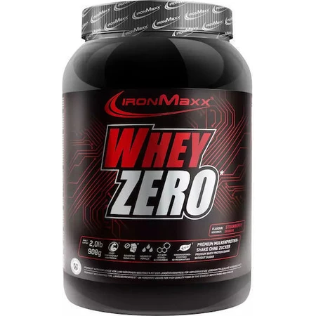 IronMaxx Whey Zero Whey Органический сывороточный протеин со вкусом клубники 908 гр.: цены и характеристики