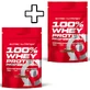 Scitec Nutrition 100% Whey Protein Professional 500g Kiwi Banana & Scitec Nutrition 100% Whey Protein Professional 500g Vanilla Very Berry Personalised Pack