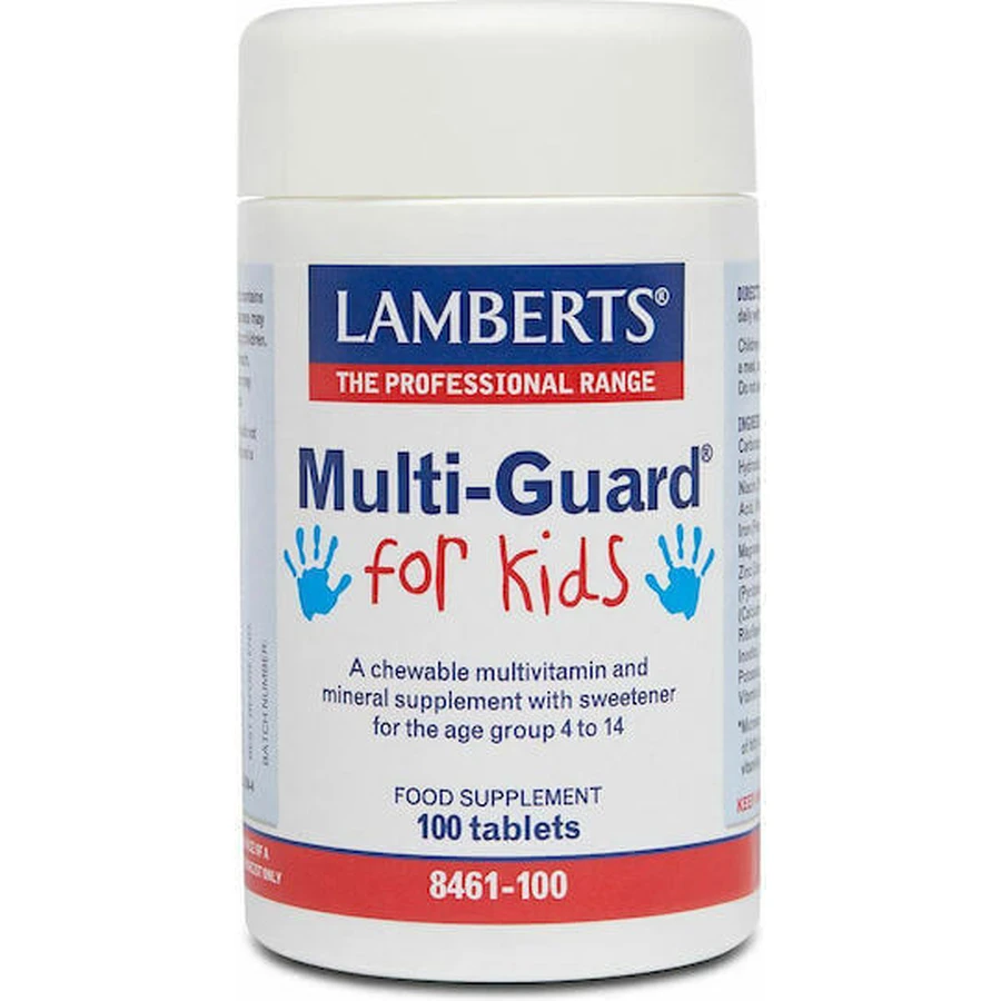 Lamberts Multi-Guard For Kids Мультивитамины для энергии, укрепления иммунитета и волос 100 таблеток: цены и характеристики