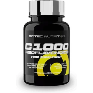 Scitec Nutrition C 1000 + Биофлавоноиды Витамин для поддержки иммунитета, кожи и антиоксидантного действия 1000 мг 100 капс