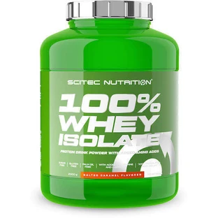 Scitec Nutrition 100% Whey Protein Isolate Сывороточный протеин со вкусом соленой карамели 1,816 кг