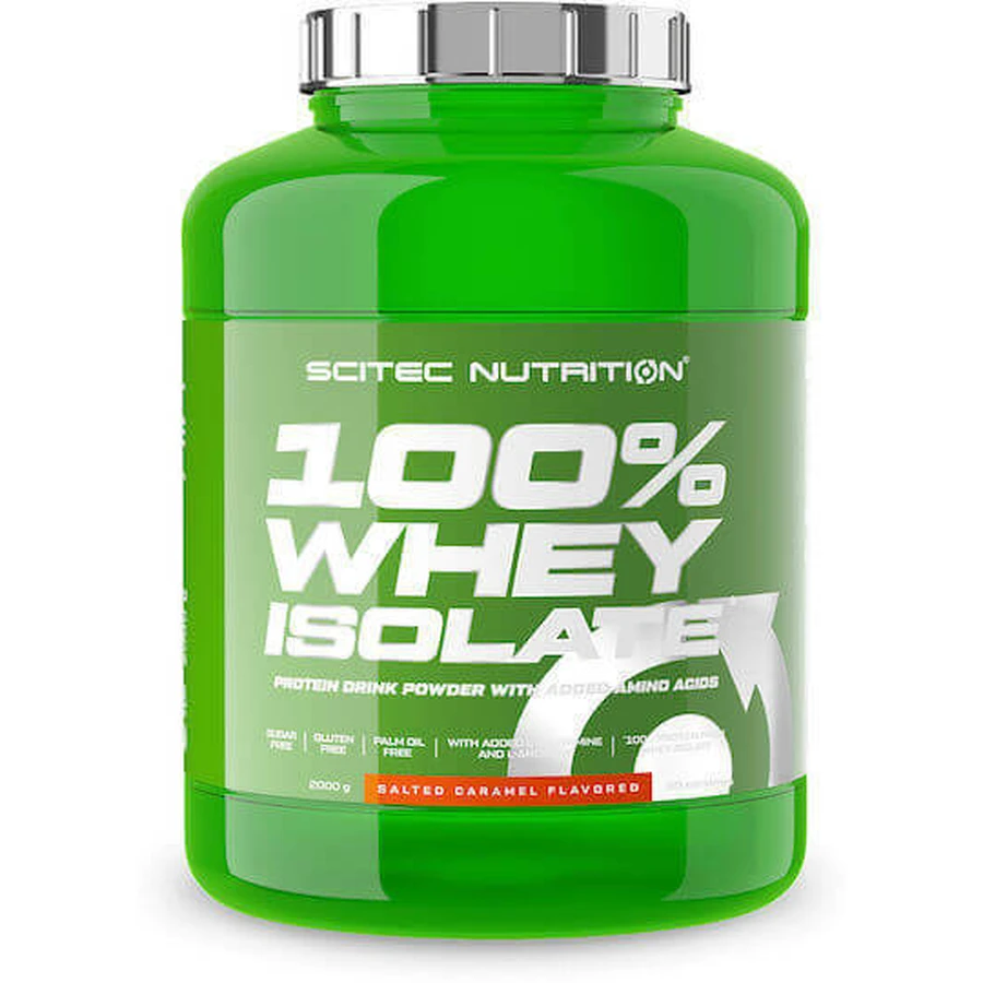 Scitec Nutrition 100% Whey Protein Isolate Сывороточный протеин со вкусом соленой карамели 1,816 кг: цены и характеристики