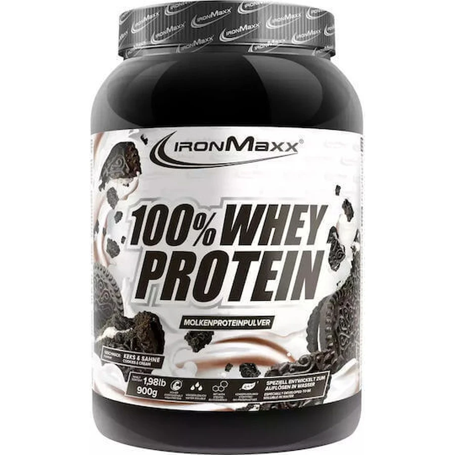 IronMaxx 100% сывороточный протеин Сывороточный протеин со вкусом печенья и сливок 900 гр.: цены и характеристики