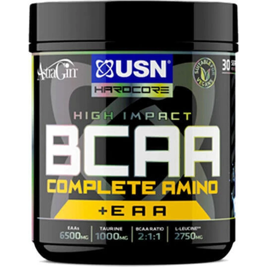 USN Hardcode High Impact BCAA Complete BCAA Complete Amino & EAA 400gr Apple: ціни та характеристики