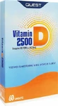 Quest Vitamin D3 Вітамін для підтримки імунітету та здоров'я яєць 2500iu 60 таблеток