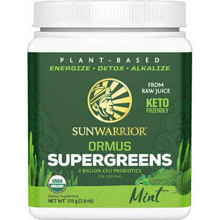 Sunwarrior Ormus Super Greens 226.80gr Mint: цены и характеристики