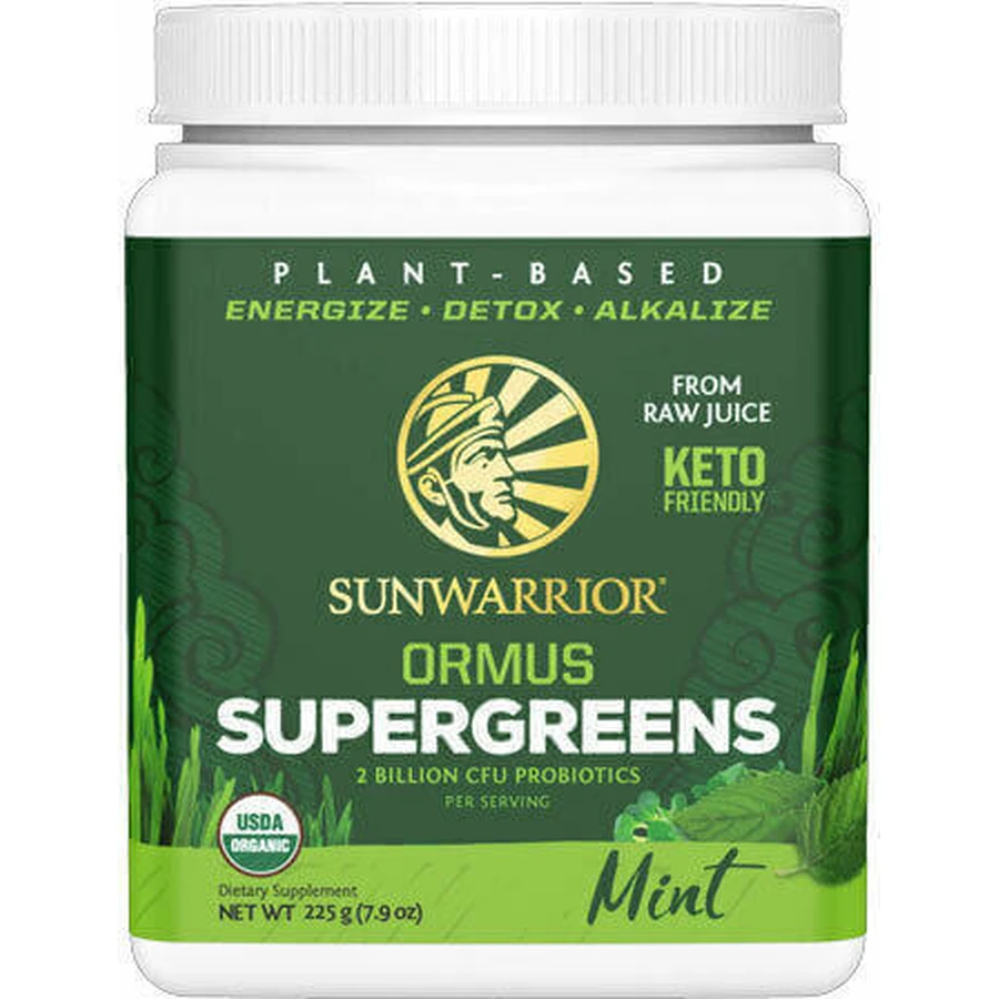 Sunwarrior Ormus Super Greens 226.80gr Mint: цены и характеристики