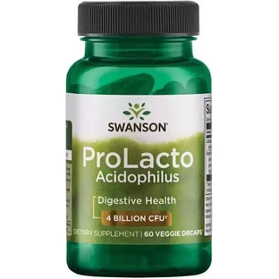 Swanson ProLacto Acidophilus Пробиотик 60 растительных капсул