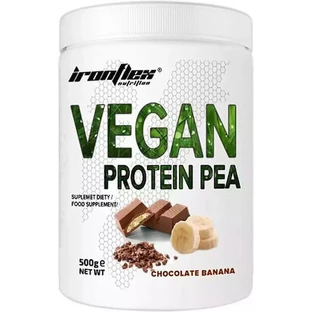 Ironflex Nutrition Веганський протеїн арахісовий безлактозний зі смаком шоколадно-банановий 500гр