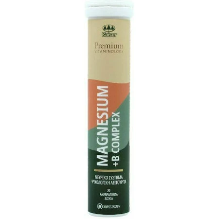 Kaiser 1889 Premium Vitaminology Magnesium & B Complex 20 шипучих таблеток: цены и характеристики