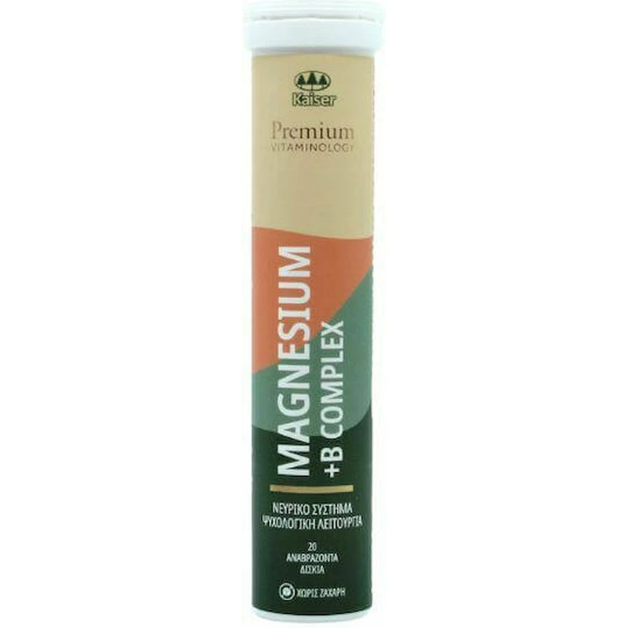 Kaiser 1889 Premium Vitaminology Magnesium & B Complex 20 шипучих таблеток: цены и характеристики