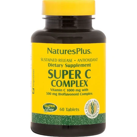 Nature's Plus Вітамін С для підтримки імунітету, шкіри та антиоксидантної дії 1000 мг 60 таблеток: ціни та характеристики