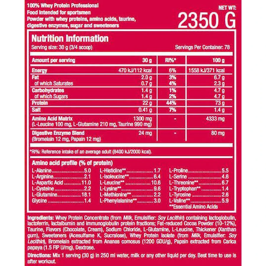 Scitec Nutrition 100% Whey Protein Професійний сироватковий протеїн без глютену зі смаком арахісового масла 2,35 кг: ціни та характеристики