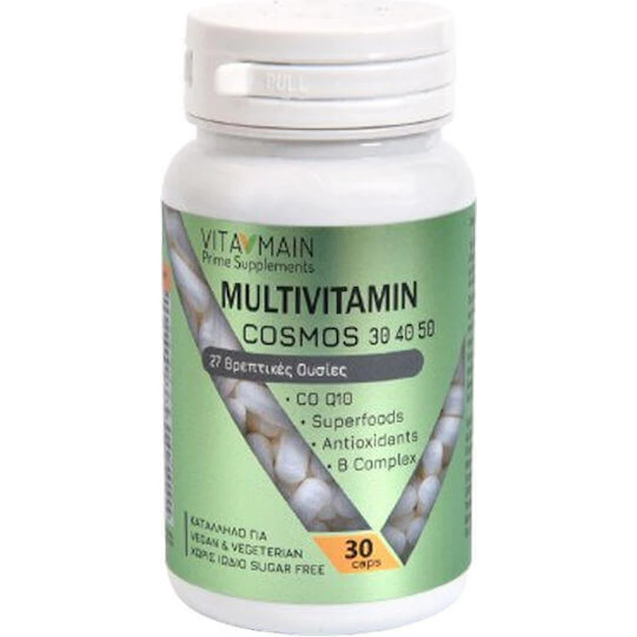 Vitamain Cosmos Мультивитамины для энергии, иммунной и нервной систем 30 капс: цены и характеристики