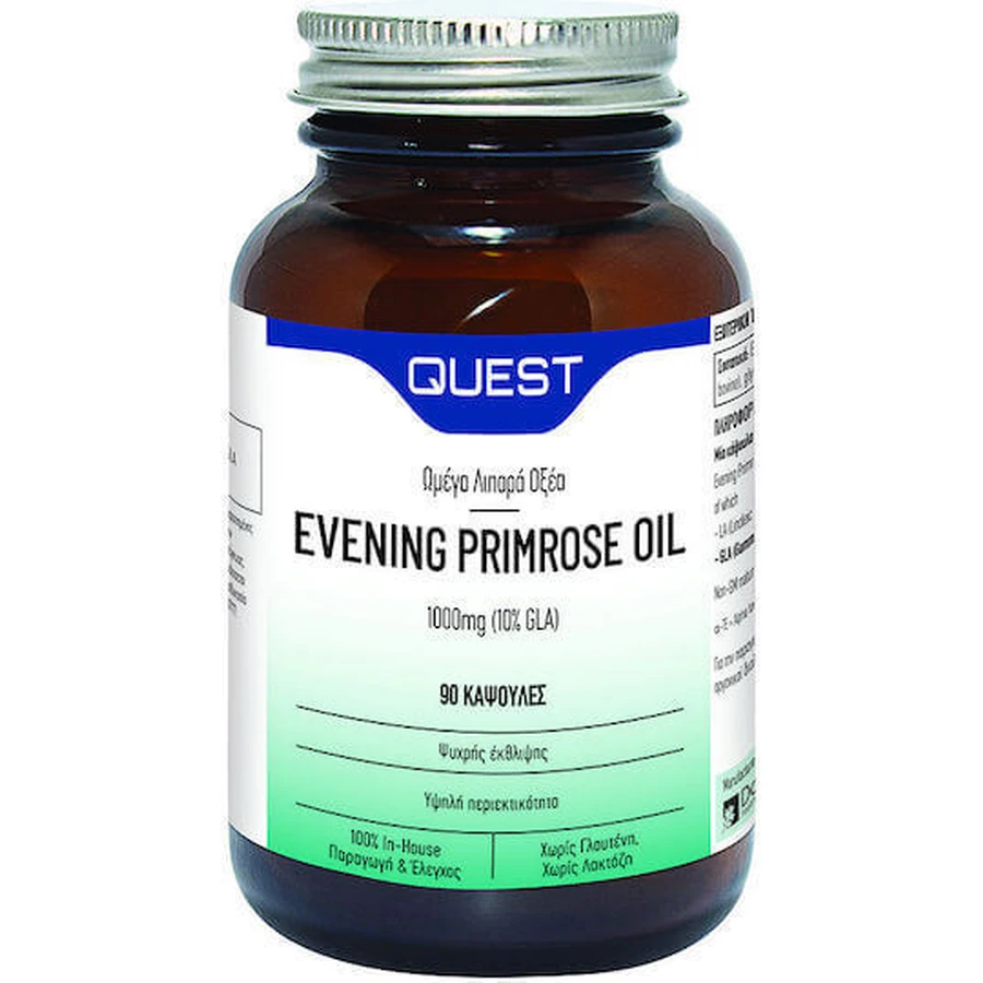 Quest Evening Primrose Oil 10% GLA Menopause Supplement 90 caps: цены и характеристики