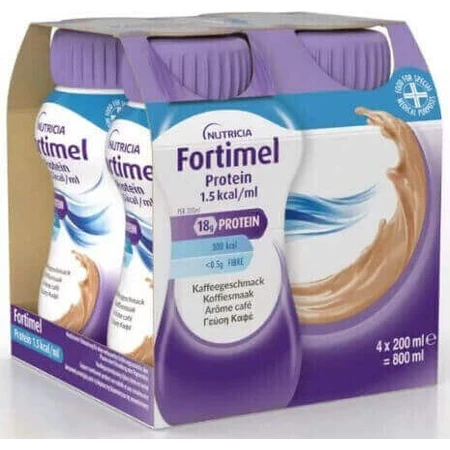 Спеціальна харчова добавка Nutricia Fortimel Протеїн 1,5ккал 800мл Кава: ціни та характеристики
