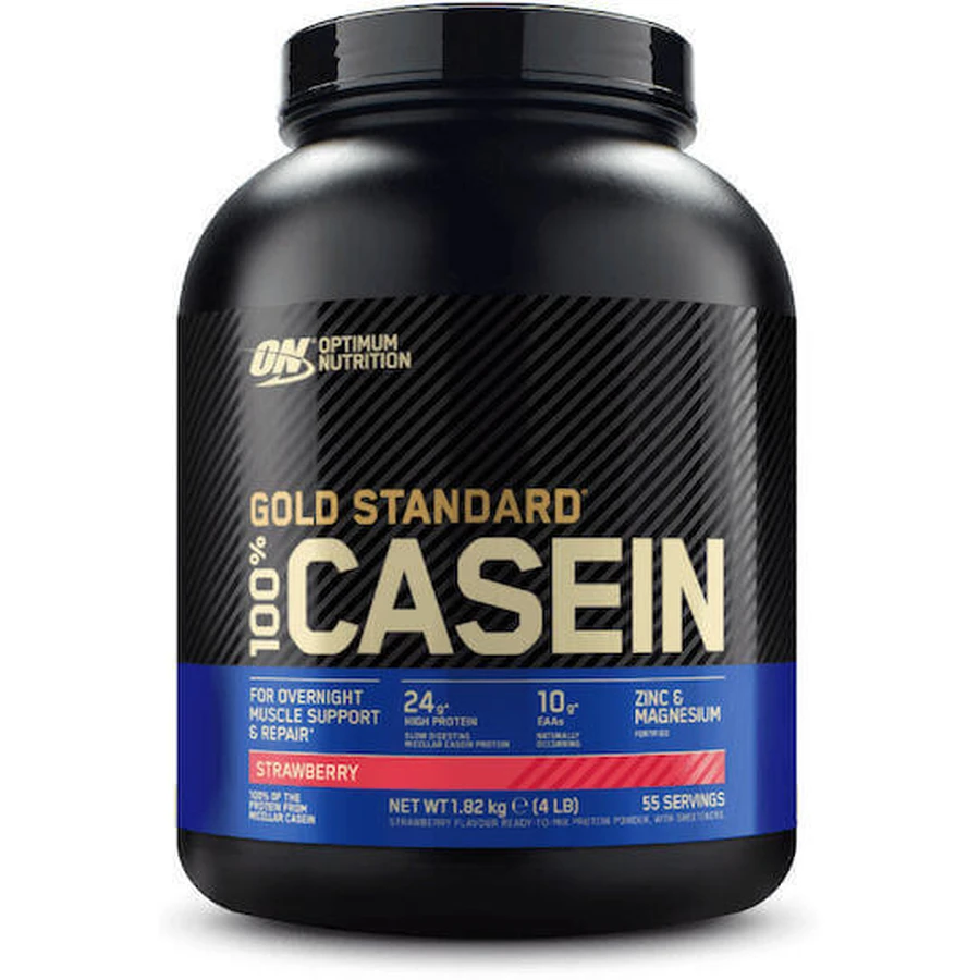 Optimum Nutrition Gold Standard 100% Casein со вкусом клубники 1,818 кг: цены и характеристики