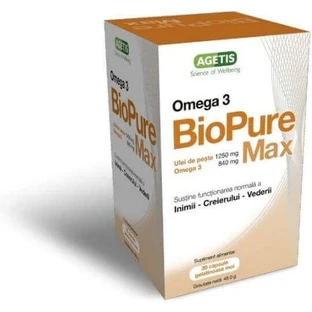 Agetis Biopure Max Fish Oil 60 капс неароматизированный