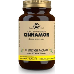Solgar Full Potency Herbs Cinnamon 100 растительных капсул