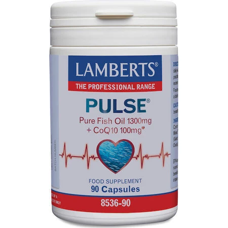 Lamberts Pulse Pure Чистый рыбий жир 1300 мг и CoQ10 100 мг Рыбий жир 1300 мг 90 капс неароматизированный: цены и характеристики