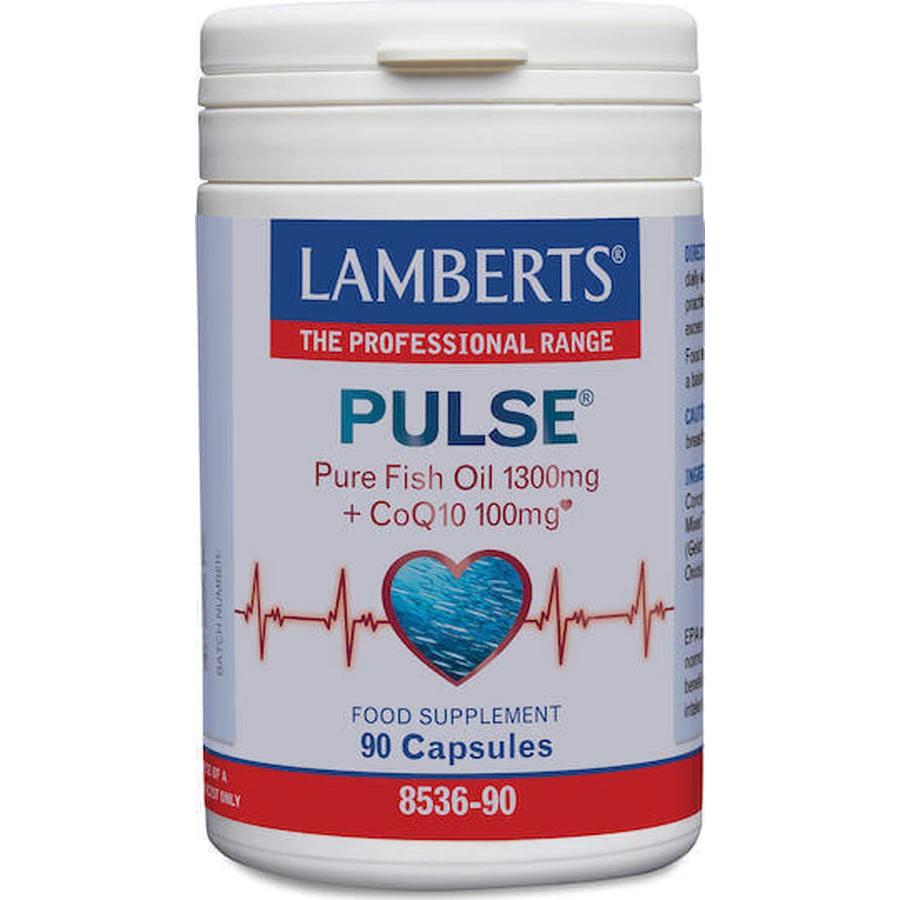 Lamberts Pulse Pure Чистый рыбий жир 1300 мг и CoQ10 100 мг Рыбий жир 1300 мг 90 капс неароматизированный: цены и характеристики