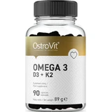 OstroVit Омега 3 D3 + K2 Рыбий жир 90 капс неароматизированный