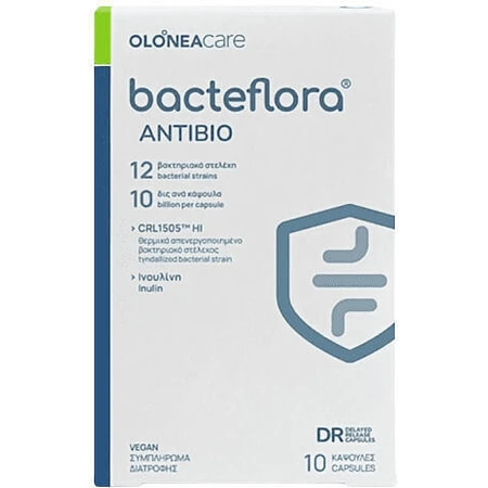 Olonea Bacteflora Антибиотик-пробиотик 10 капс: цены и характеристики