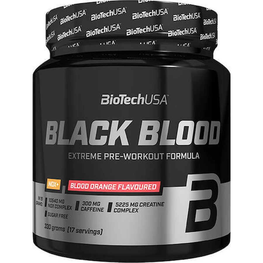 Biotech USA Black Blood NOX+ Pre Workout Supplement 330gr Blood Orange: цены и характеристики