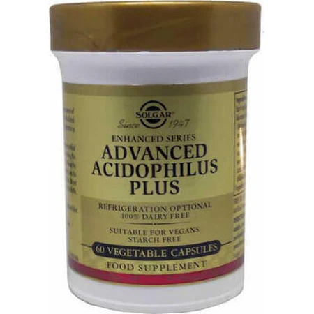 Пробіотик Solgar Advanced Acidophilus Plus 120 рослинних капсул: ціни та характеристики