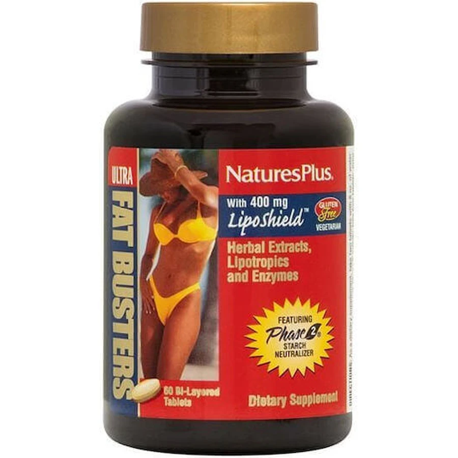 Nature's Plus Ultra Fat Busters LipoShield 400 мг добавка для схуднення 60 табл.: ціни та характеристики