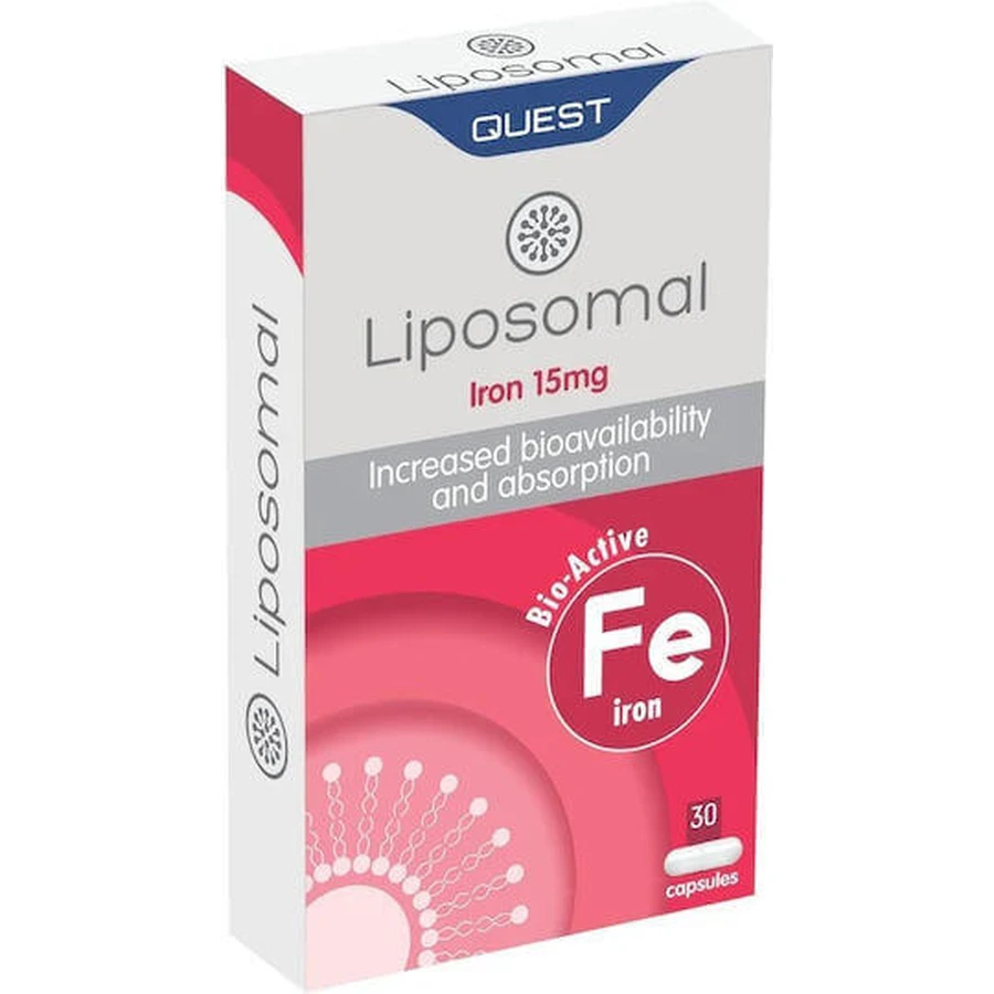 Quest Iron 15mg 30 Capsules: цены и характеристики