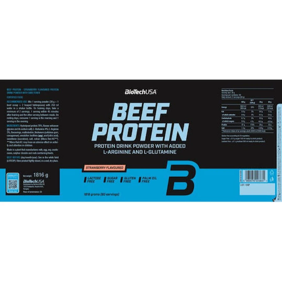Biotech USA Beef Protein Без глютена и лактозы Говяжий протеин со вкусом кокосового шоколада 1,816 кг: цены и характеристики