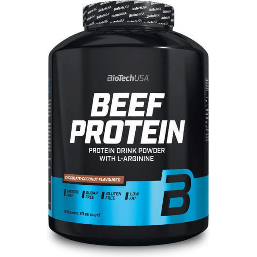 Biotech USA Beef Protein Без глютена и лактозы Говяжий протеин со вкусом кокосового шоколада 1,816 кг: цены и характеристики