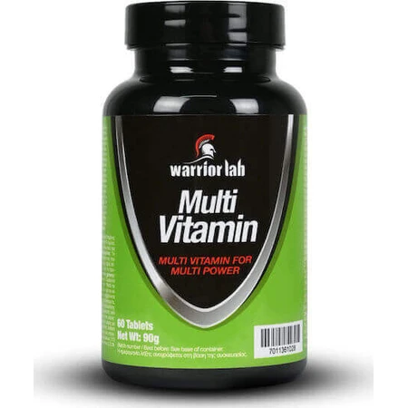 Полівітамінний комплекс Warrior Lab для енергії, імунітету та зміцнення шкіри 60 таблеток: ціни та характеристики