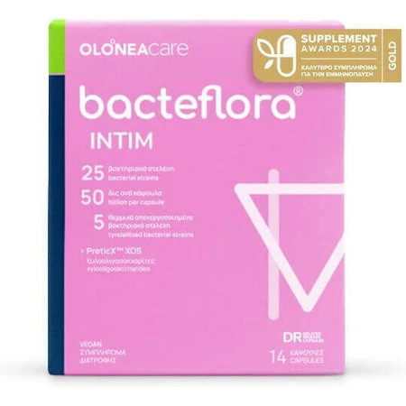 Olonea BacteFlora Intim Пробіотик для інтимної гігієни 14 рослинних капсул: ціни та характеристики