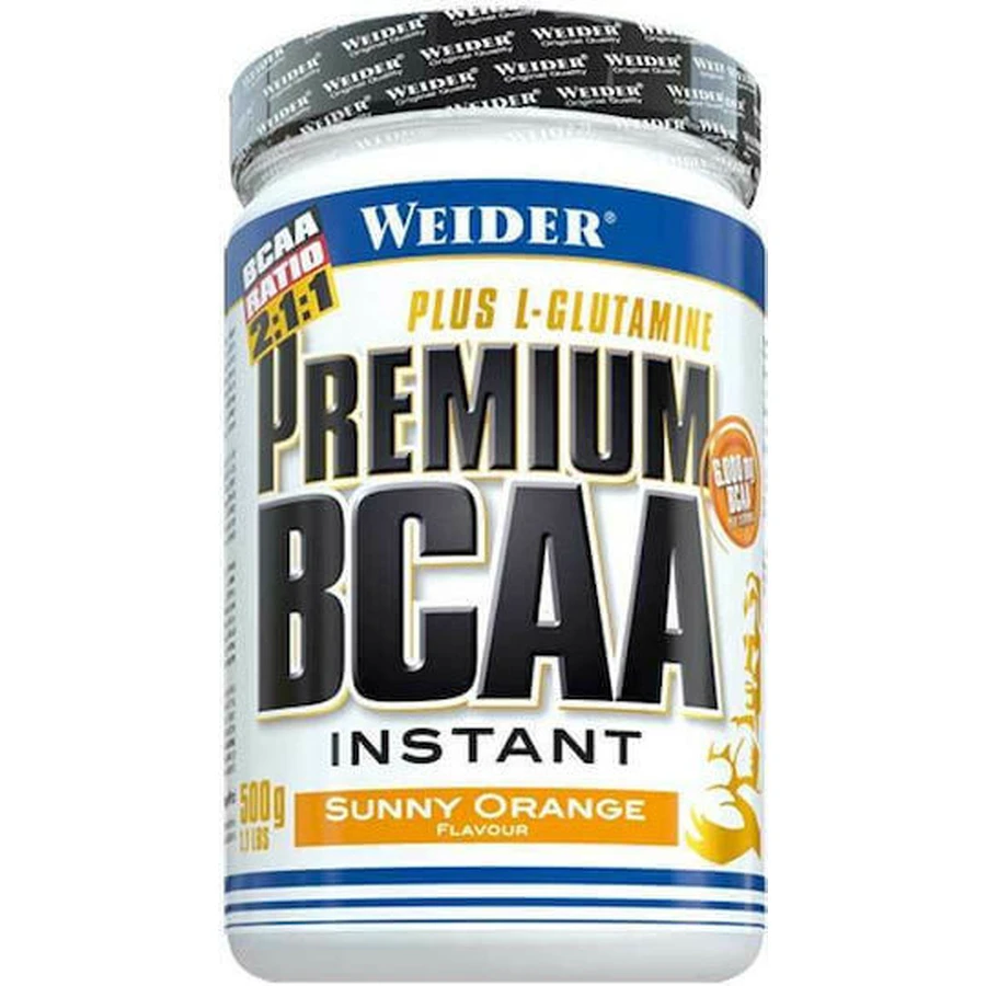 Weider Premium Premium BCAA Instant plus Glutamine 500гр Солнечный апельсин: цены и характеристики