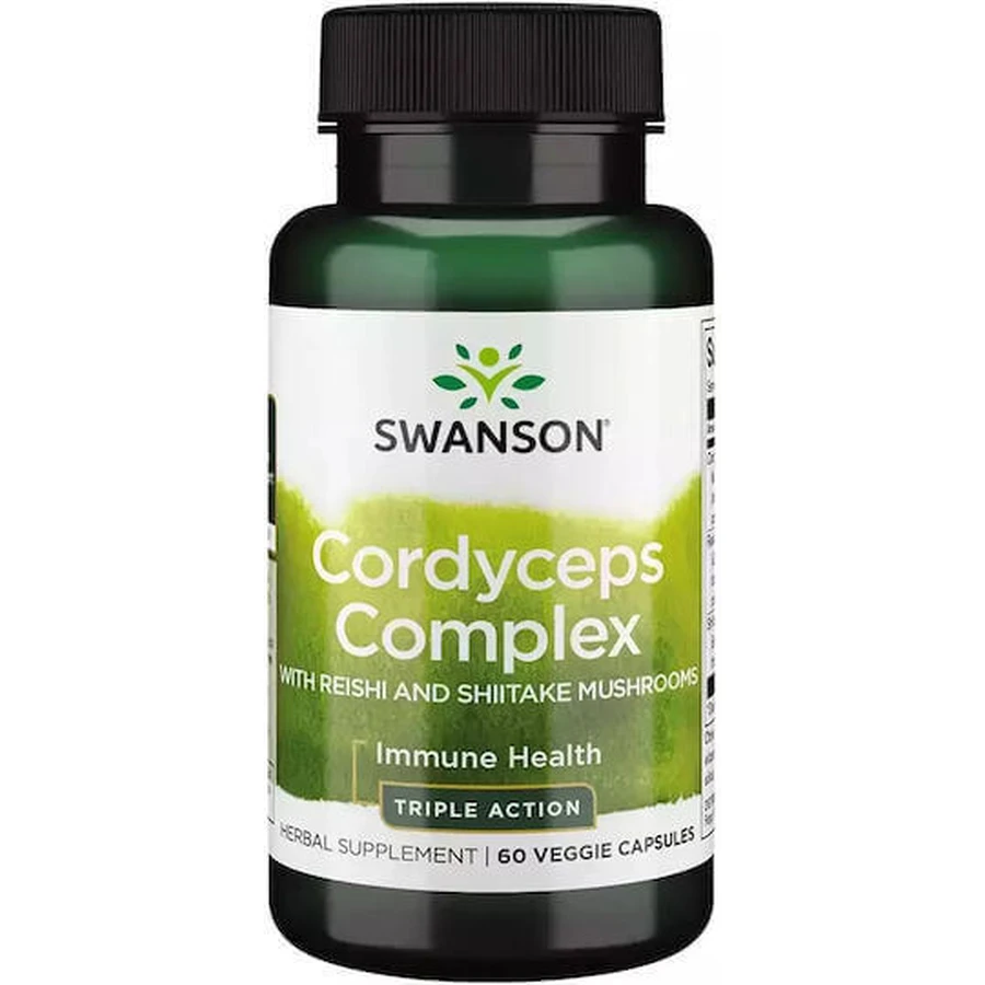 Swanson Cordyceps Complex 60 растительных капсул: цены и характеристики