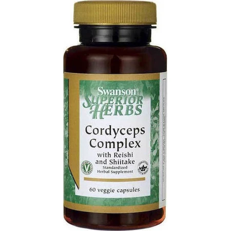 Swanson Cordyceps Complex 60 растительных капсул: цены и характеристики